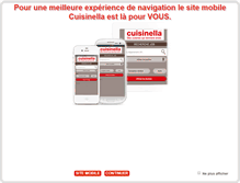 Tablet Screenshot of cuisinella-emploi.fr